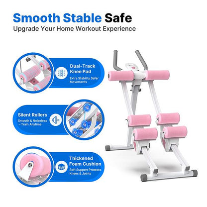 Dual Track Adjustable Ab Trainer Machine