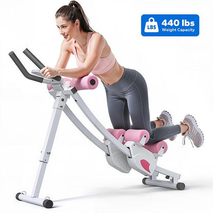 Dual Track Adjustable Ab Trainer Machine