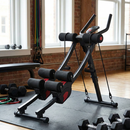 Dual Track Adjustable Ab Trainer Machine