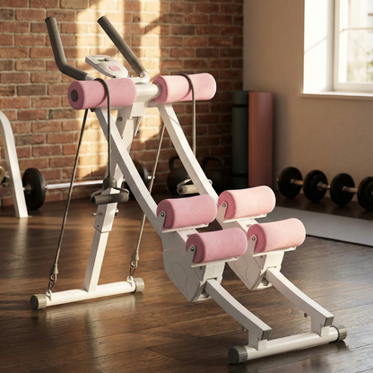Dual Track Adjustable Ab Trainer Machine