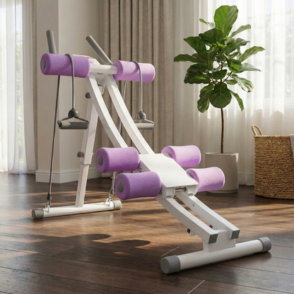 Dual Track Adjustable Ab Trainer Machine