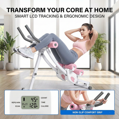 Dual Track Adjustable Ab Trainer Machine