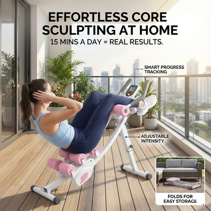 Dual Track Adjustable Ab Trainer Machine