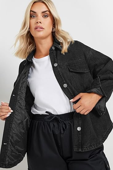 Quilted Denim Shacket