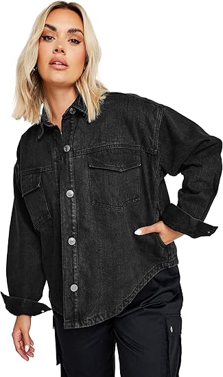 Quilted Denim Shacket