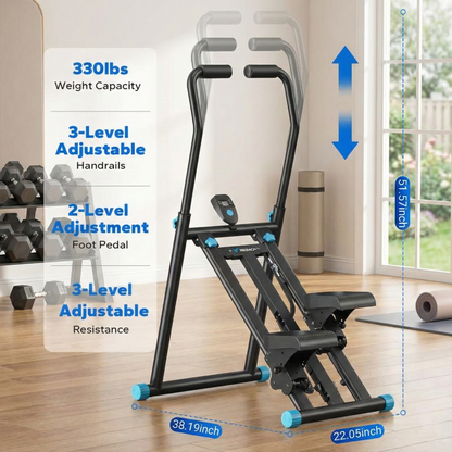Stair Stepper, Full-Body Workout, 300LBS Capacity