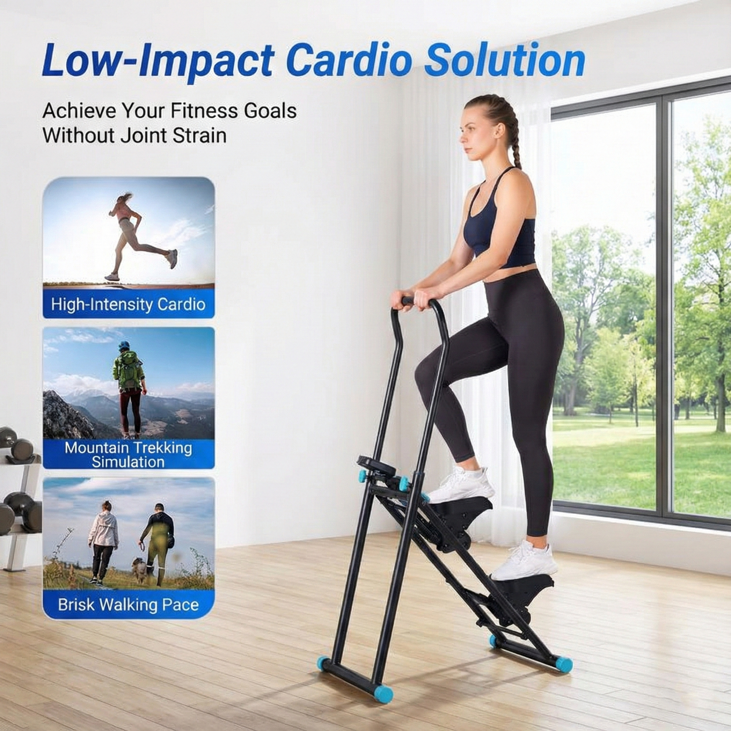 Stair Stepper, Full-Body Workout, 300LBS Capacity