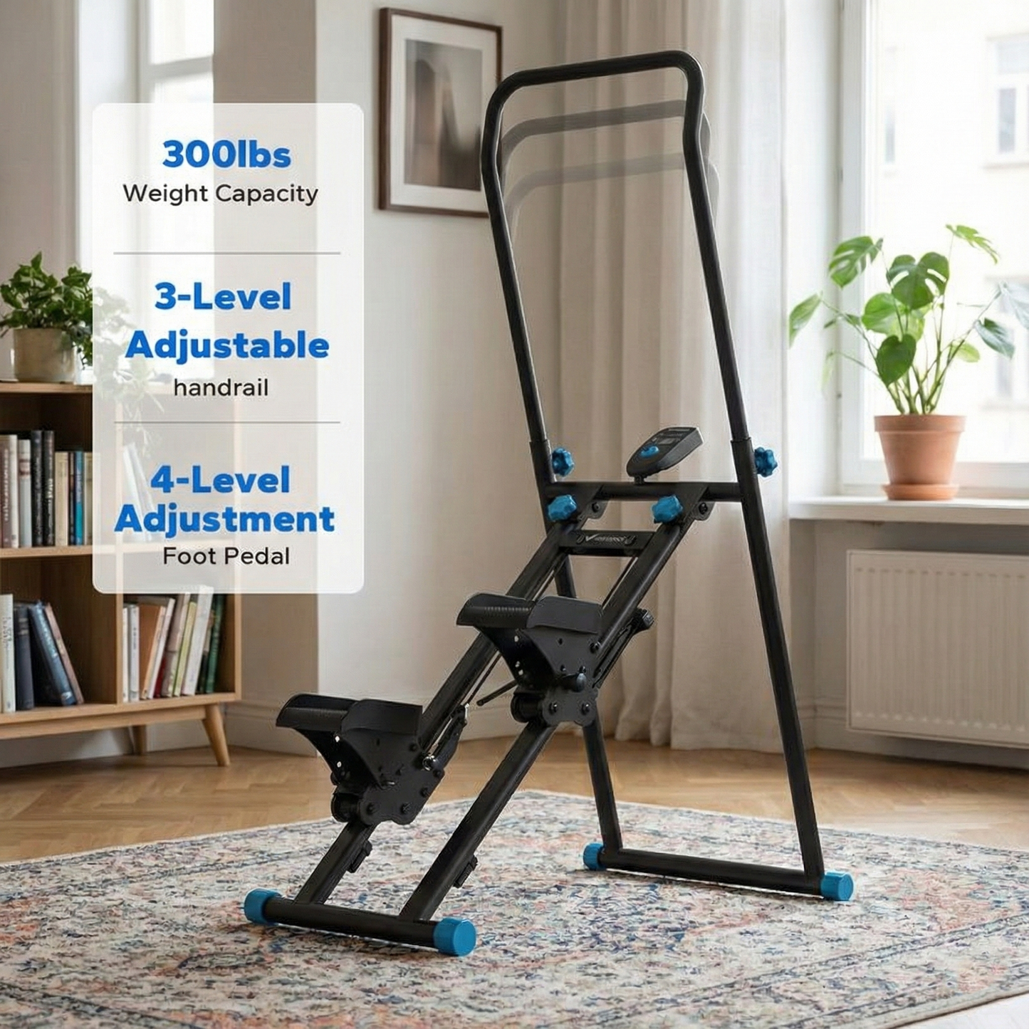 Stair Stepper, Full-Body Workout, 300LBS Capacity